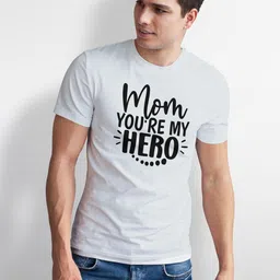 Seekbuylove Men Typography Printed Bio Finish T-shirt image 3