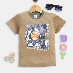 Here&Now X Game Begins Boys Assorted Pack Of 3 Printed T-shirts image 5