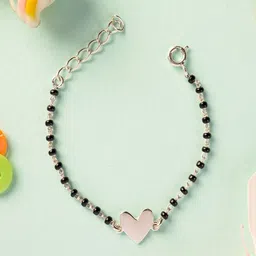 Clara Unisex Kids Sterling Silver Rhodium-Plated Bracelet-image-68