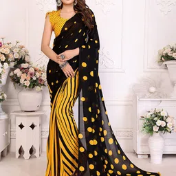 Moda Rapido Polka Dot Printed Saree-picture-23