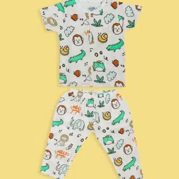A Toddler Thing Kids Printed Night suit image 4