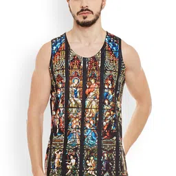 Wear Your Mind Men Multicoloured Printed Round Neck T-shirt-image-20