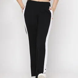 Lil Tomatoes Side Tape Light Weight Track Pant - Black-picture-20