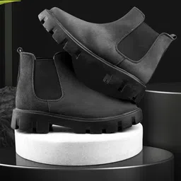 Bxxy Men Suede Slip-on Chelsea Boots-image-55