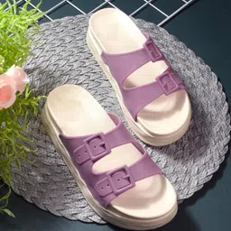 Deals4you Girls Rubber Sliders-image-27