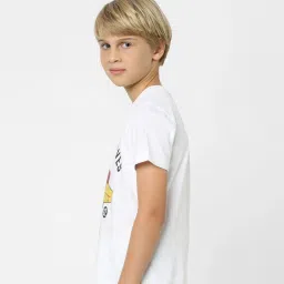 Jack & Jones Junior White Printed T-Shirt with Pyjamas image 3