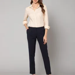 Cantabil Light Yellow Printed Shirt image 4