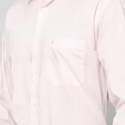 Cantabil Light Pink Regular Fit Shirt image 4