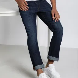 Lee Blue Cotton Regular Fit Jeans image 4