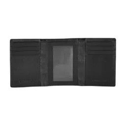 Byford by Pantaloons Black Solid Small Tri-Fold Wallet for Men image 4
