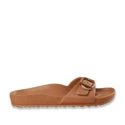 Ginger by Lifestyle Women's Tan Casual Sandals image 1