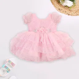 Mee Mee Kids Pink Applique Frock image 4