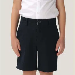 One Friday Kids Navy Regular Fit Shorts image 1