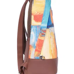 ZOUK Dome Daypack Multicolor Printed Printed Mini Backpack image 4