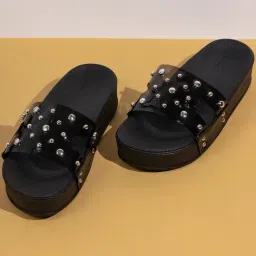 Inc.5 Women's Black Casual Sandals-picture-26