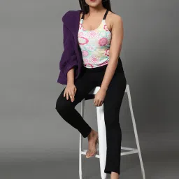 Angelfab Black Cotton Regular Fit Jeggings image 4