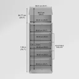 Godrej Interio Slimline 2-Door Steel Almirah, Royal Ivory (1-Year Warranty,OHU) image 4