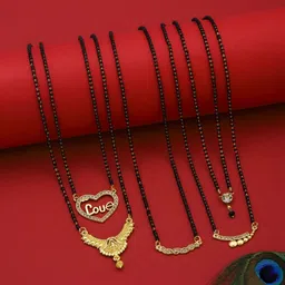 VEMISHTI Gold-Plated Mangalsutra image 1