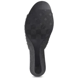 Metro Women's Grey Ethnic Wedges image 4