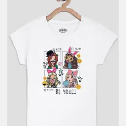 Barbie Printed Tshirt For Kids Girls-image-61