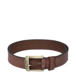 Levi's Brown Leather Waist Belt for Men-picture-16