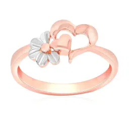 Malabar Gold and Diamonds 18k Gold Heart Ring for Women-picture-25