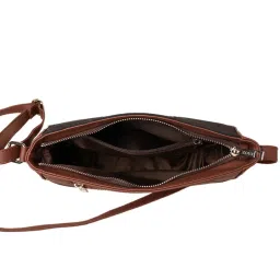 ZOUK Blue Printed Small Cross Body Bag image 4