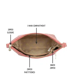 Baggit Red Solid Small Sling Handbag image 4