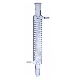 ABGIL Graham Coil Condenser with Joint Transparent Borosilicate Glass 100 mm Length and B10 Cone, CD-140-01-picture-26