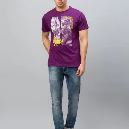 Globus Magenta Round Neck T-Shirt image 5