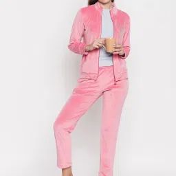 MADAME Pink Graphic Print Sweatshirt With Pants image 4