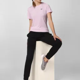 Reebok Pink Slim Fit Sports T-Shirt image 4
