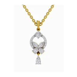 Sparkles 14k (585) Yellow Gold Lab Grown Diamond Pendant image 1