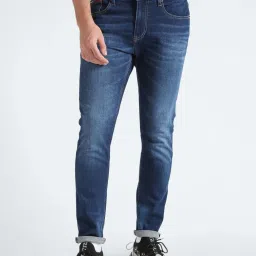 Tommy Hilfiger Aspen Dark Blue Stretch Cotton Tapered Fit Jeans image 4