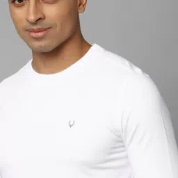 Allen Solly White Cotton Regular Fit Sweatshirt image 4