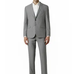 Van Heusen Grey Slim Fit Two Piece Suit image 1