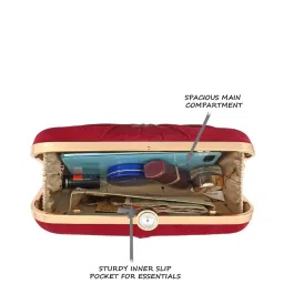 Lavie Cheer Frame Maroon Synthetic Clutch image 4