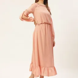 DODO & MOA Peach Maxi Dress image 4