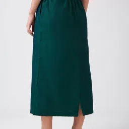 Globus Green Textured Skirt image 2