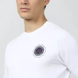 Academy by Van Heusen White Slim Fit Sweatshirt image 4