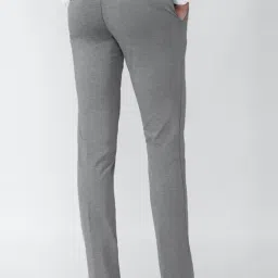 Van Heusen Grey Slim Fit Trousers image 2