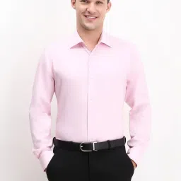 Allen Solly Pink Cotton Regular Fit Shirt image 1