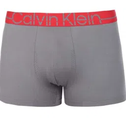 Calvin Klein Casper Blue Regular Fit Logo Printed Trunks image 4