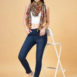 Honey by Pantaloons Multicolor Viscose Printed Scraf image 4