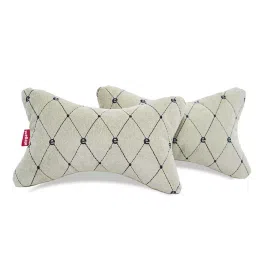 Elegant Beige Comfy Pillow And Neck Rest E CU01 Set of 4 image 3