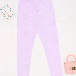 Pantaloons Junior Orchid Tint Lilac Leggings-picture-18