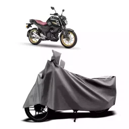 Auto Pearl Two Wheeler Cover with Bag for Yamaha FZ V3 BS6, Silver-picture-38
