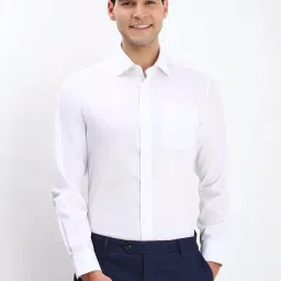 Allen Solly White Regular Fit Shirt image 1