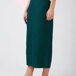 Globus Green Textured Skirt image 3