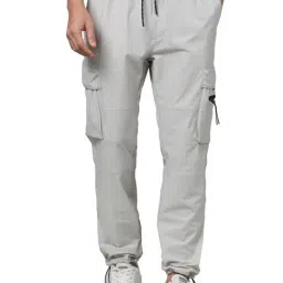 celio celio* Light Grey Regular Fit Cargo Joggers-picture-28